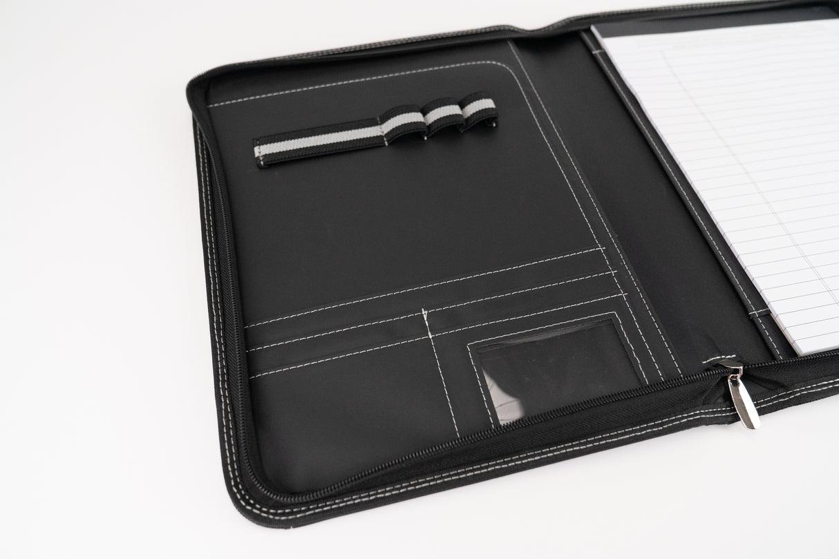 Zippered EGA Debossed Padfolio