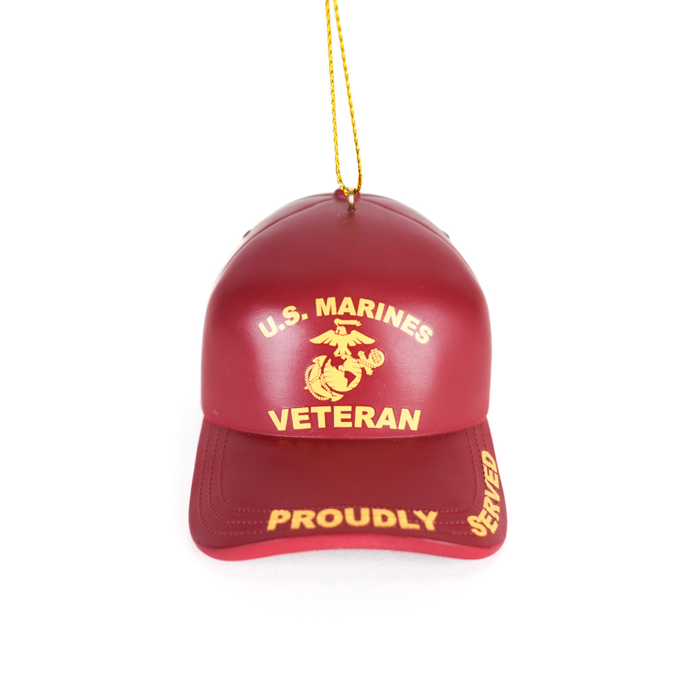 USMC Veteran Cap Ornament