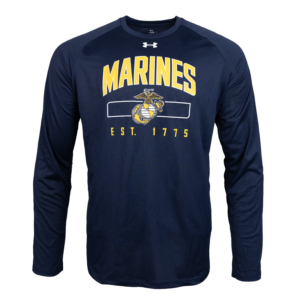 UA Tech Long Sleeve Tee Navy