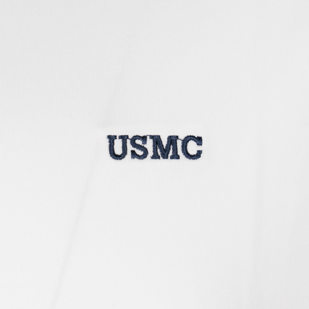 Jersey Fabric USMC Polo-White