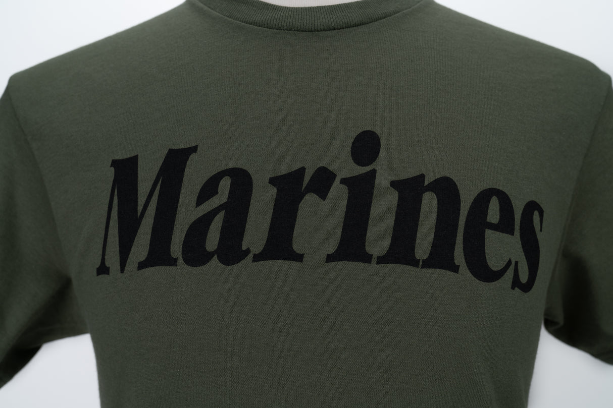 Olive Drab Marines PT Shirt