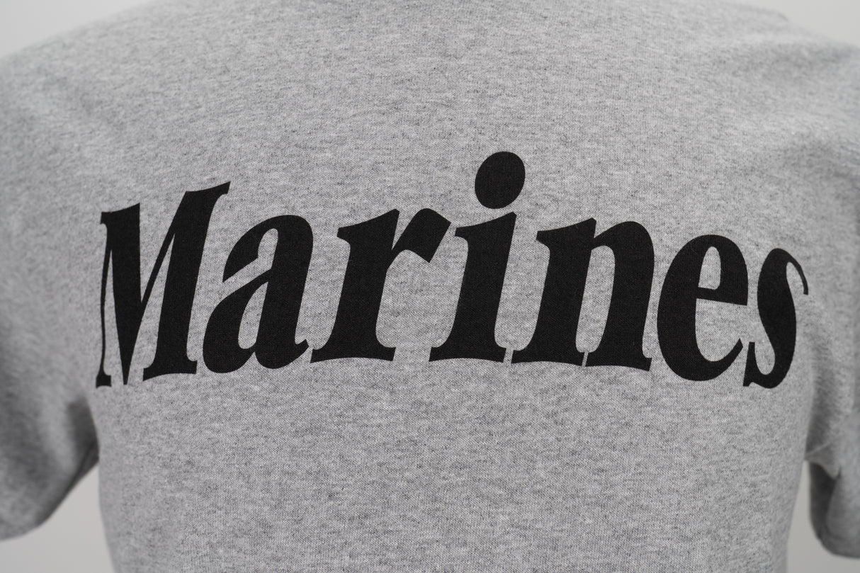 Grey Marines PT Shirt