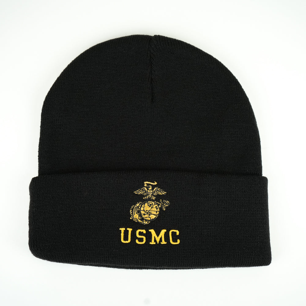 Black USMC EGA Beanie