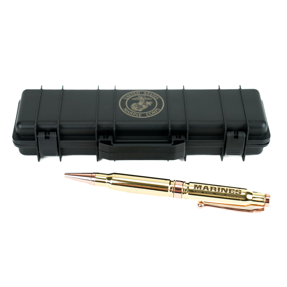 USMC .308 Bullet Casing Twist Pen w/Case