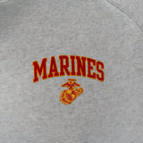 USMC Triumph Fleece Raglan Crew-Pebblestone
