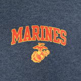 USMC Triumph Fleece Raglan Crew-Navy