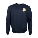 USMC Champion Powerblend Crew-Navy
