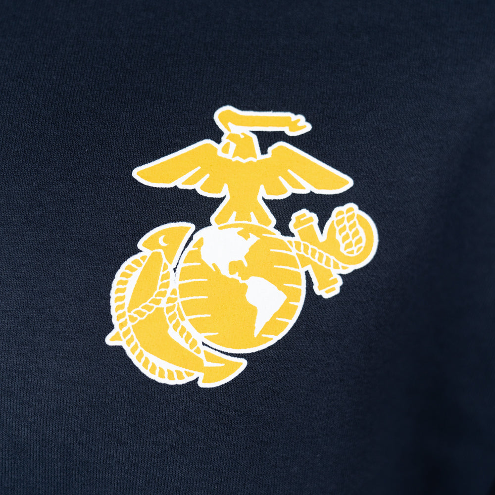 USMC Champion Powerblend Crew-Navy
