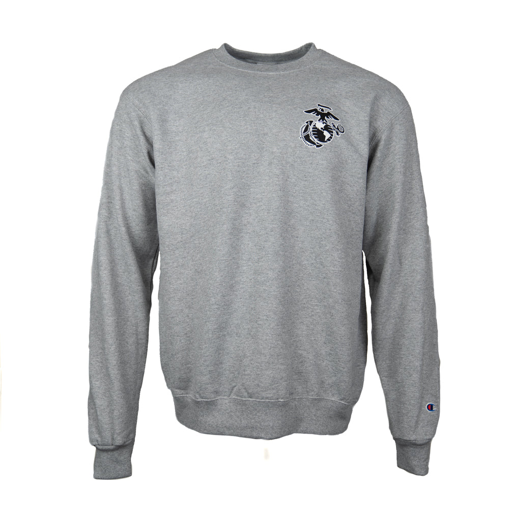 USMC Champion Powerblend Crew-Grey