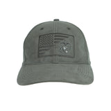 US Flag/EGA Hat-Olive Drab