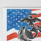 Flag/EGA Notecard-Hidden Images Art
