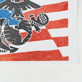 Flag/EGA Notecard-Hidden Images Art