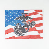 Flag/EGA 8 1/2 x 11″ Print-Hidden Images Art