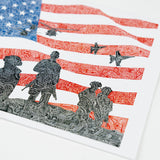 American Heroes Notecard-Hidden Images Art