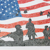 American Heroes Notecard-Hidden Images Art