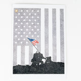 Iwo Jima Notecard-Hidden Images Art
