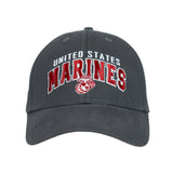 US Marines Red Arch Hat-Grey