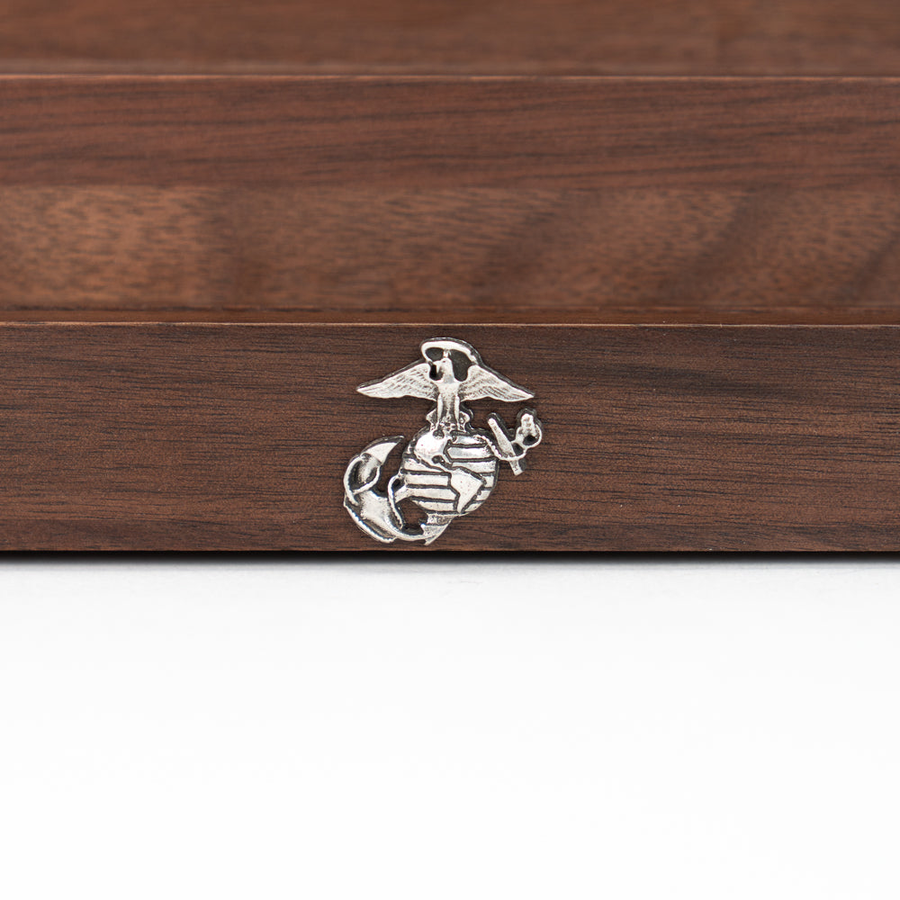Walnut Three Tier Coin Stand