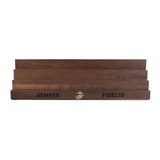 Walnut Three Tier Coin Stand