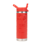 USMC Trailblazer Stainless Water Bottle-Red