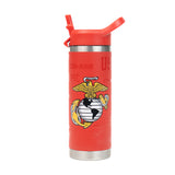 USMC Trailblazer Stainless Water Bottle-Red