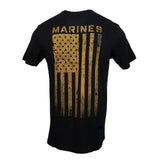 USMC Tactical Flag T-Shirt-Black