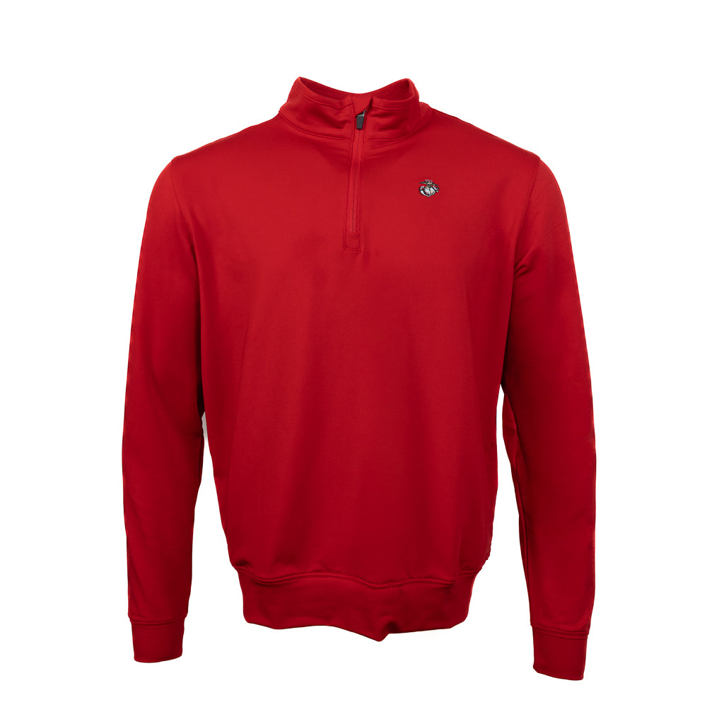 Men's 1/4 Zip Pullover-Red