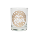 America 250 USMC Celebration Rocks Glass