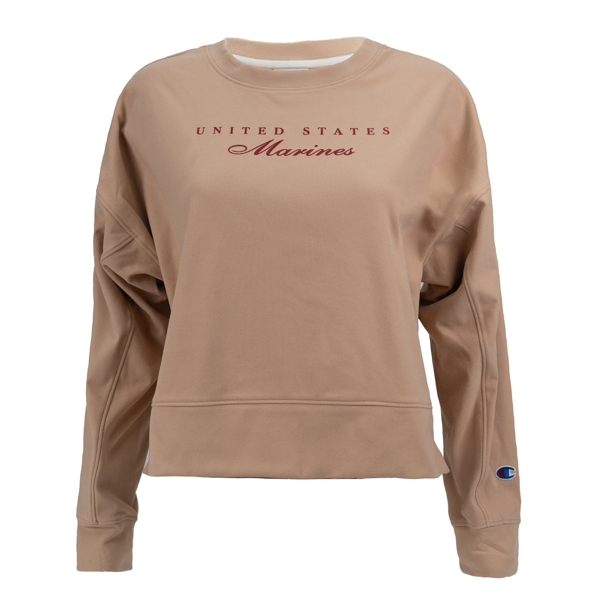 Women's Marines Sueded Soft Touch Crew