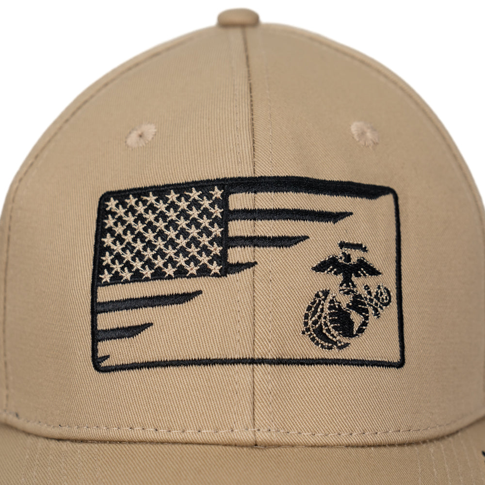 USMC Split Flag Veteran Hat