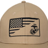 USMC Split Flag Veteran Hat