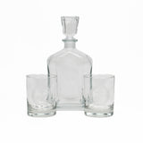 Etched Decanter Set with Gift Box