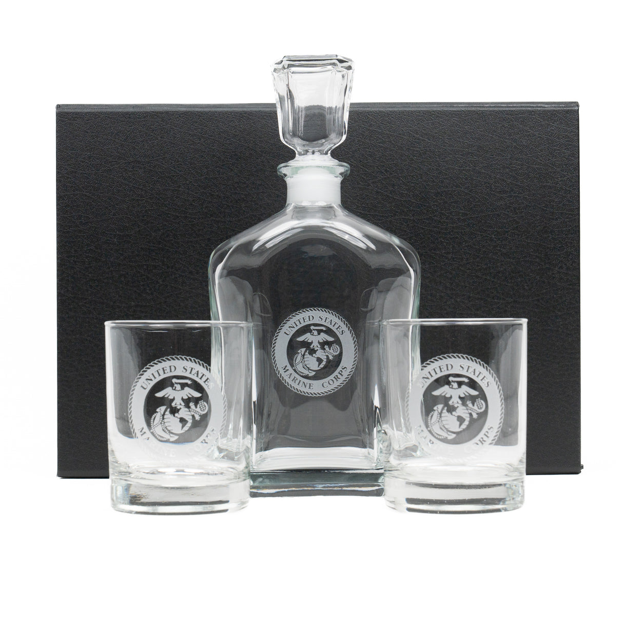 Etched Decanter Set with Gift Box