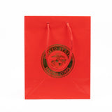 Small Red Gift Bag with Gold EGA