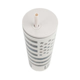 USMC Camo Stripe Straw Stainless Steel Tumbler 30oz