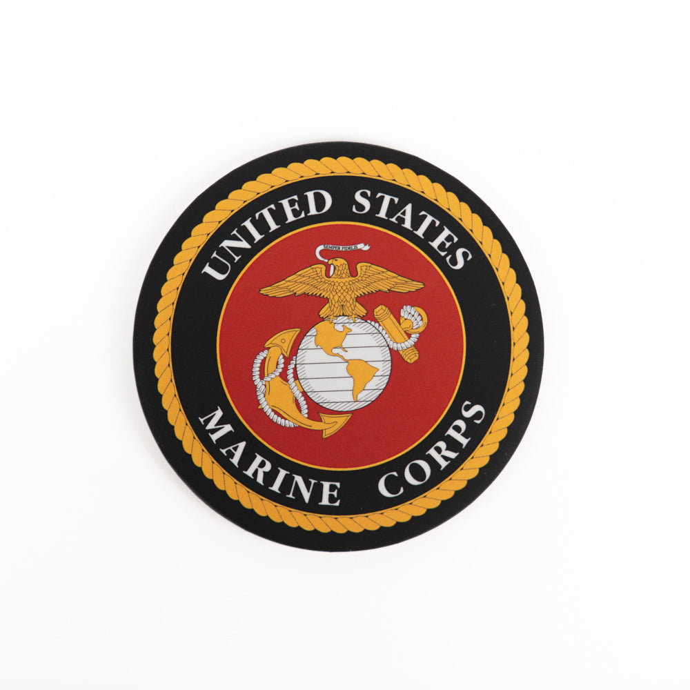 U.S. Marine Corps Emblem Round Magnet 3"