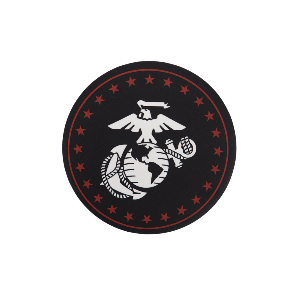 Marines Stars Round Magnet 3"