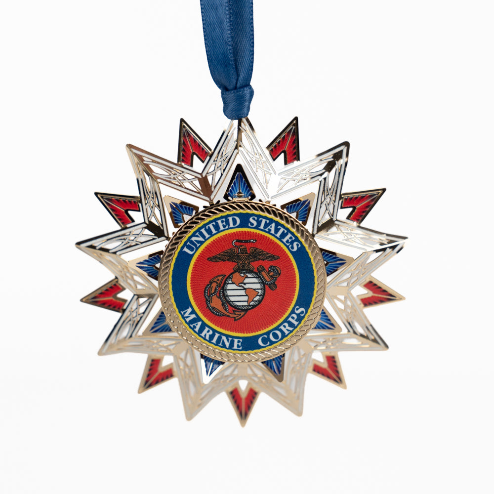 USMC Star Ornament