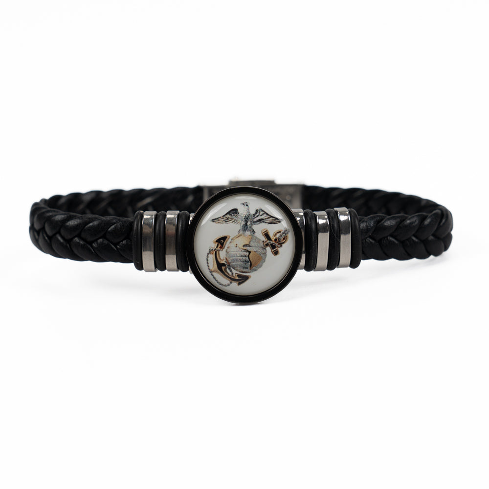 Unisex Leather EGA Bracelet