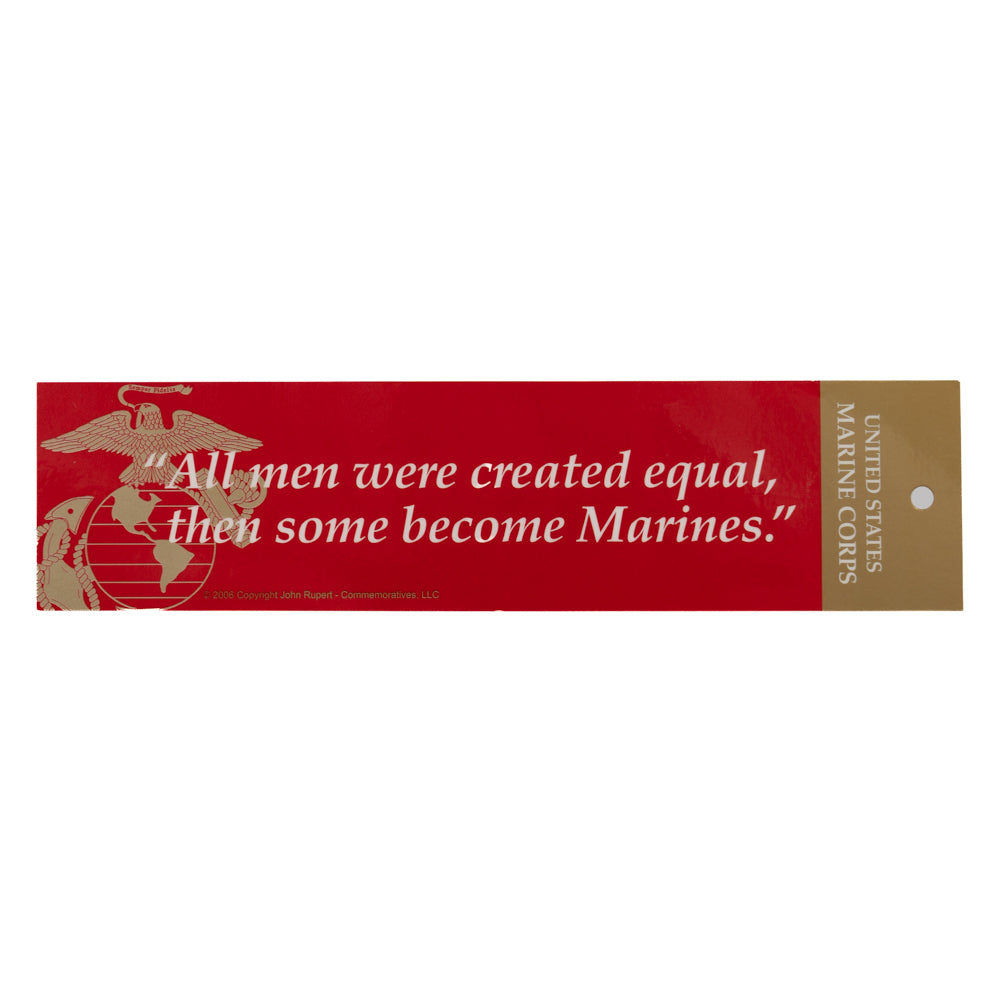 Bookmark-"All men were created equal"