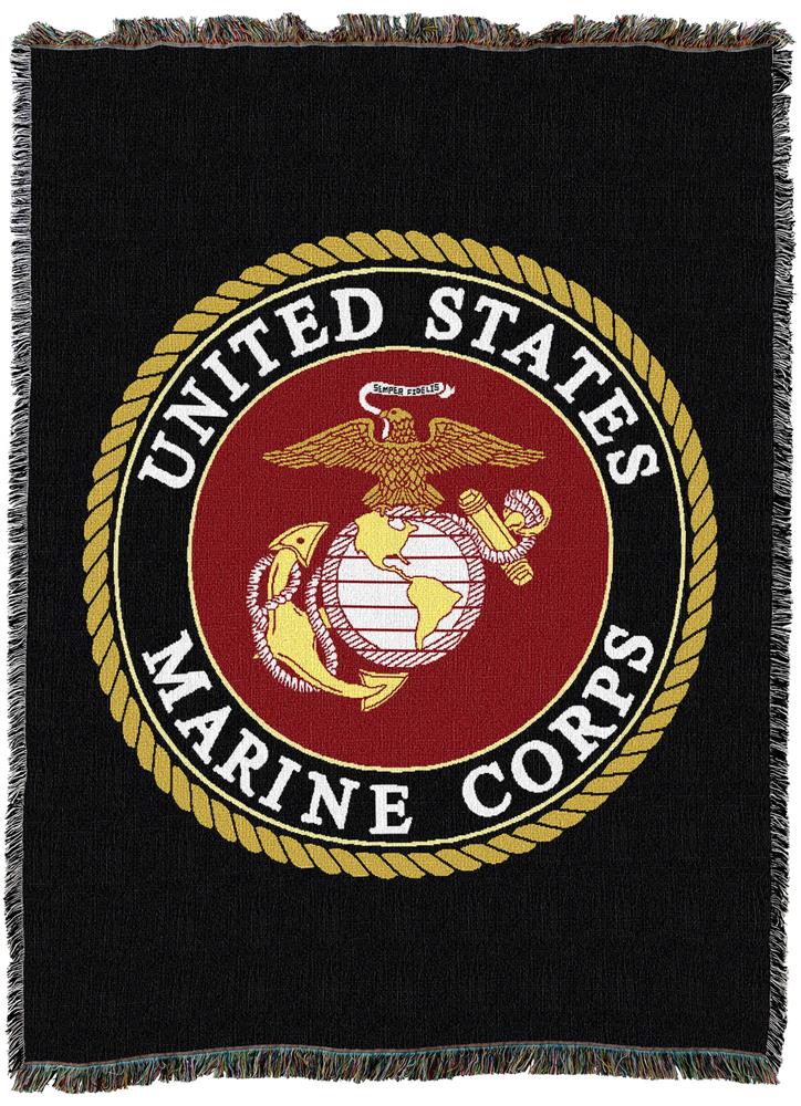 Marine Corps Logo Blanket