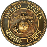 USMC Bronze EGA Steel Sign 12"