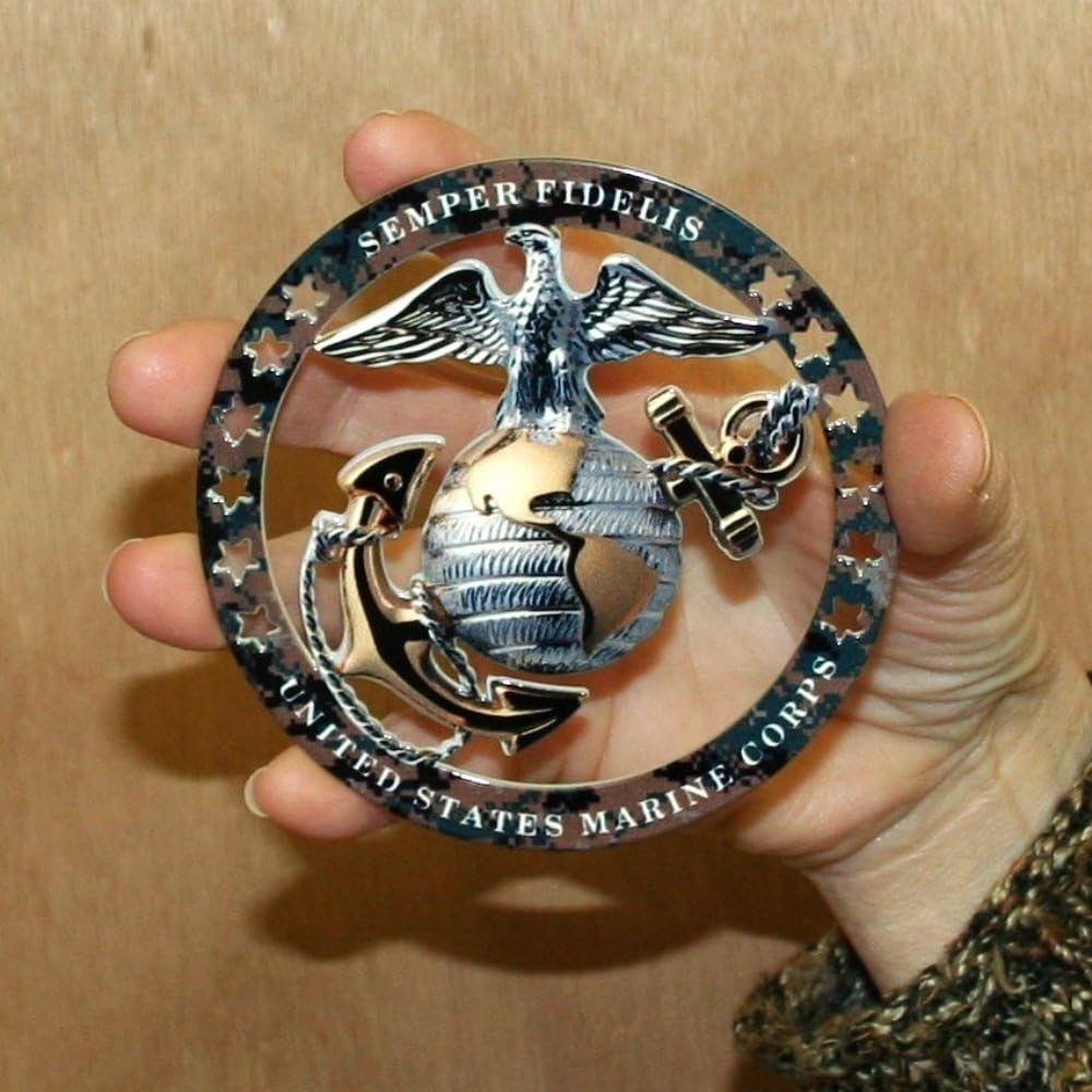 USMC Officer EGA Semper Fi Magnet 4"
