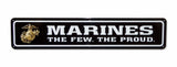 The Few The Proud Steel Street Sign with Enlisted EGA 30x6